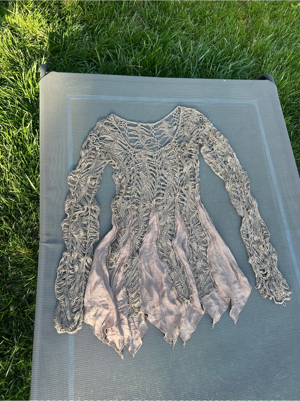 Monroe & main crochet fairy dress size small summer rave beach whimsy club